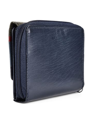 Bench Geldbörse RFID Schutz Leder 10 cm dunkelblau