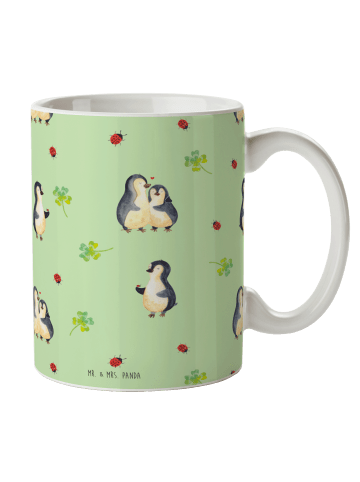 Mr. & Mrs. Panda Becher Pinguin Marienkäfer ohne Spruch in Weiß