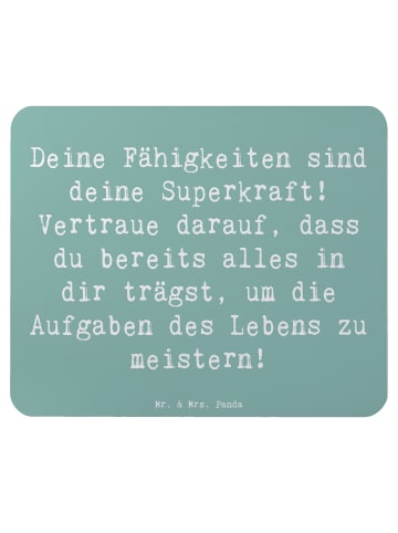 Mr. & Mrs. Panda Mauspad Spruch Vertrauen in Fähigkeiten mit Spruch in Meeresbrise