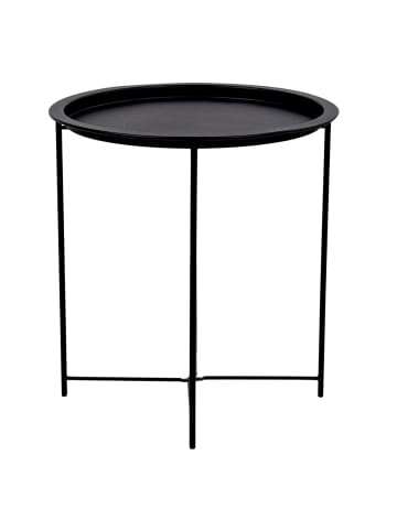 ebuy24 Couchtisch Baro Schwarz 47 x 47 cm