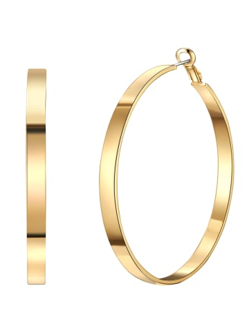 Lulu & Jane Creolen Metall-Legierung in gelbgold
