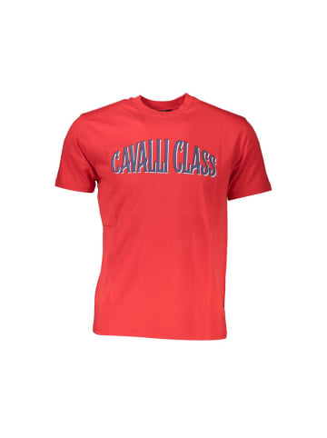 cavalli CLASS Rot Baumwolle Herren T-Shirt