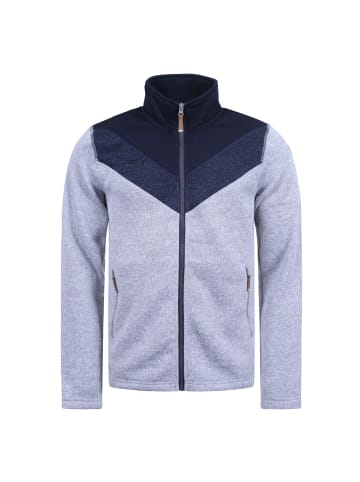 Icepeak Strickfleecejacke Lew in Hellgrau