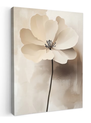 MuchoWow Leinwand Bilder Creme