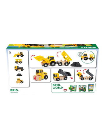 Brio Brio Aktionsspiel Baustellenfahrzeuge in bunt