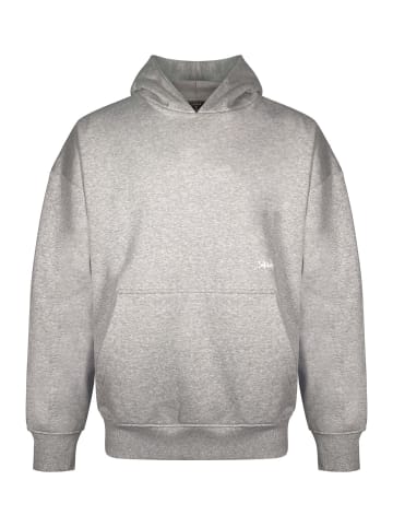 SikSilk Kapuzenpullover Graphic in Grey Marl