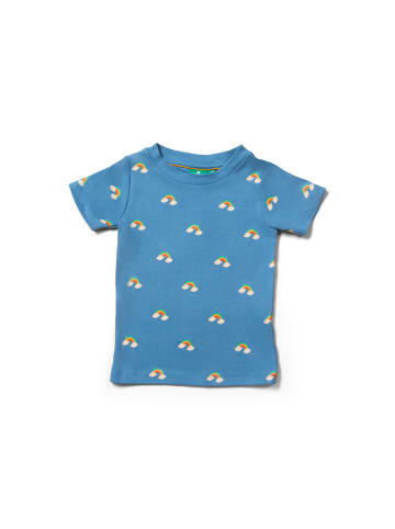 Little Green Radicals Kurzarm-T-Shirt in Blau