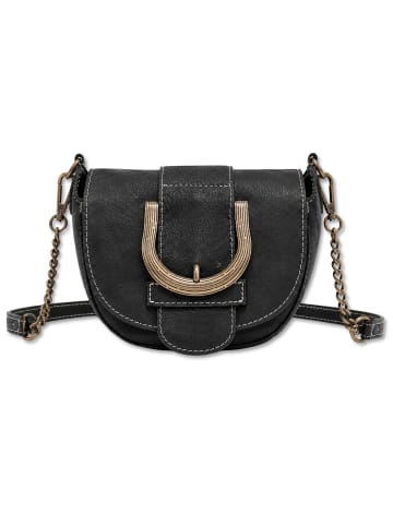 collezione alessandro Umhängetasche " Vintage Nappa " in schwarz