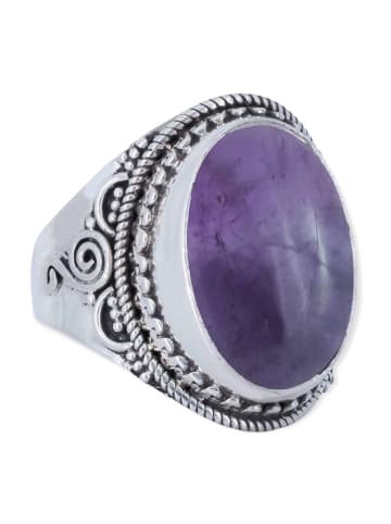 mantraroma 925er Silber - Ringe mit Amethyst