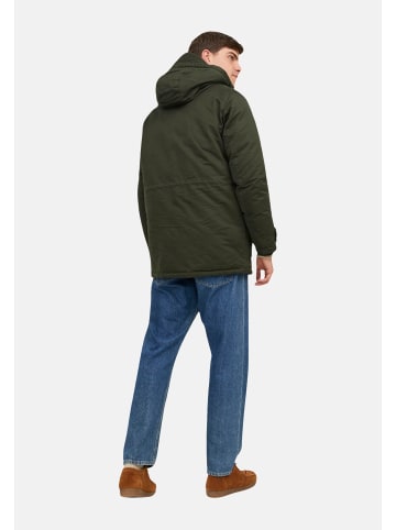 Jack & Jones Jacke 'Clip' in dunkelgrün