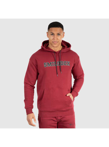 SMILODOX Hoodie Finley in Bordeaux