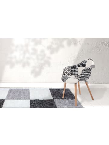 Kayoom Stuhl Dave 2erSet in schwarz - weiß