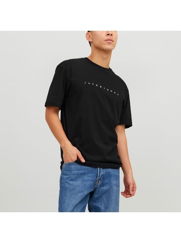 Jack and Jones T-Shirt JJESTAR JJ Tee SS in Schwarz