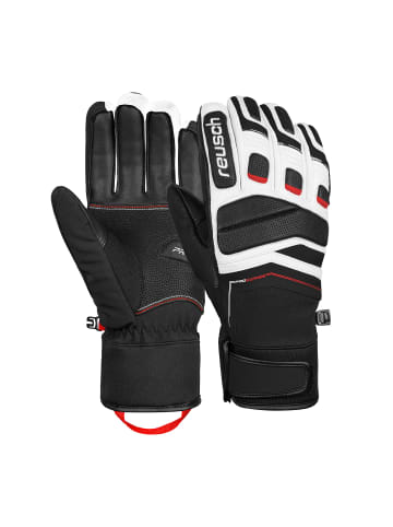 Reusch Fingerhandschuhe Profi SL in 745 black / white / fire red