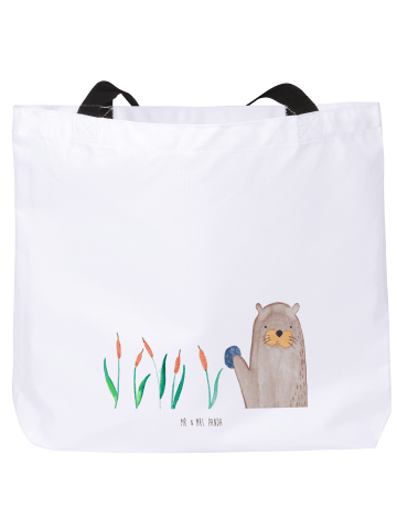 Mr. & Mrs. Panda Beutel Otter Stein ohne Spruch in Weiß