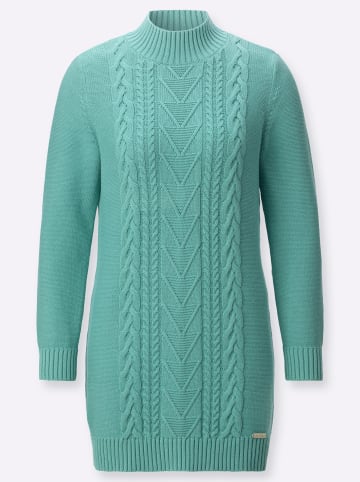 Longpullover in salbei