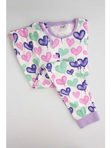 Coccodrillo Mädchen-Baumwollpyjama in bunt