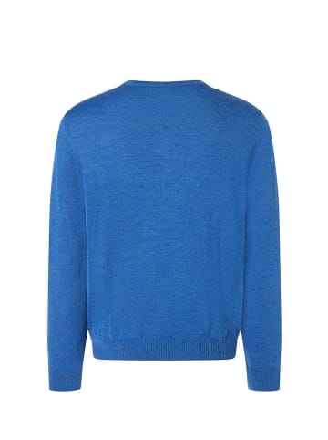 März Pullover V-Ausschnitt 1/1 Arm in Blau