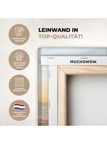 MuchoWow Leinwand bilder Sonnenuntergang (BxH)