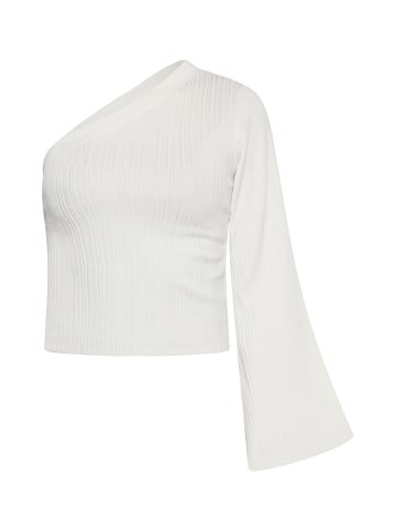 faina Bluse in WOLLWEISS