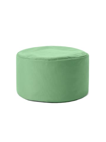 Lumaland Sitzsack-Hocker Pouf rund 50l pastellgrün  grün
