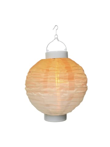 MARELIDA LED Solar Lampion in gelb - D: 20cm