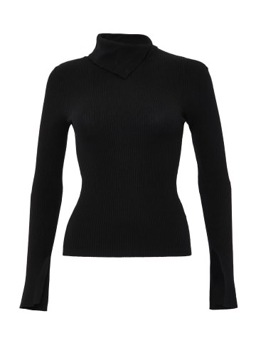 Threadbare Rollkragenpullover Ross in Black