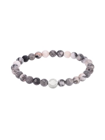 LIEBESKIND BERLIN Armband Pink Zebra Jasper Armband in silber/pink