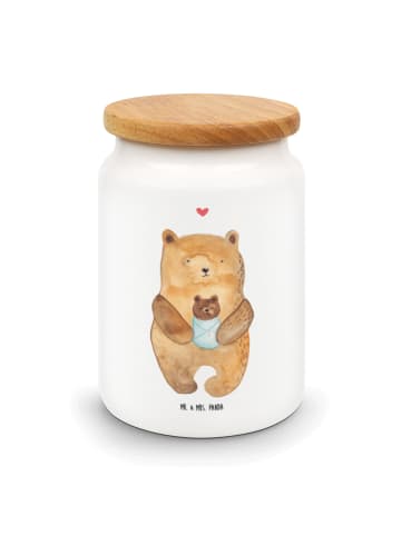 Mr. & Mrs. Panda Keksdose Bär Baby ohne Spruch in Weiß