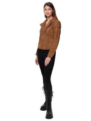 Tazzio Lederjacke "F500" - in Camel