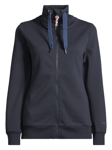 Salzhaut Sweatjacke RACKELN - UNI in Navy