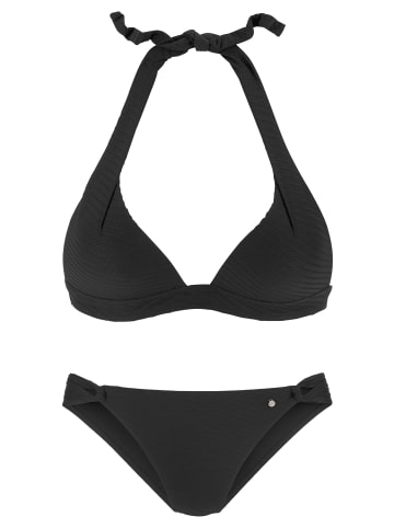 S. Oliver Triangel-Bikini in schwarz