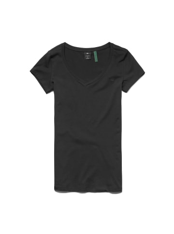 G-Star Raw Base V-Neck Cap Top black
