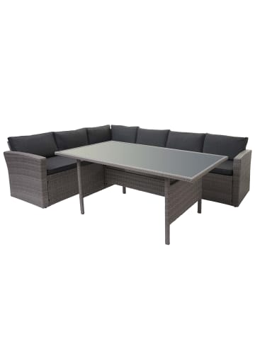 MCW Gartengarnitur A29, Grau, Kissen grau