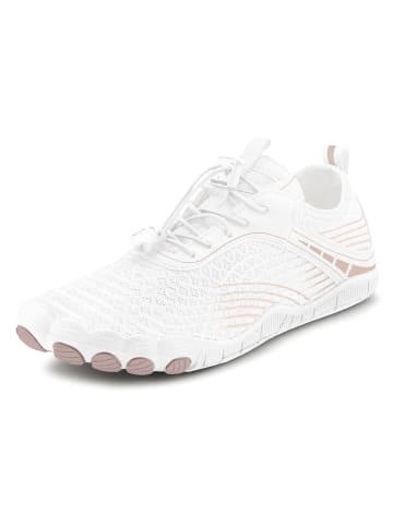 Vivance by Lascana Sneaker in weiß / rose