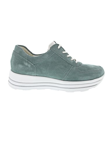 WALDLÄUFER H-Lana sportlicher Schnürer Blau