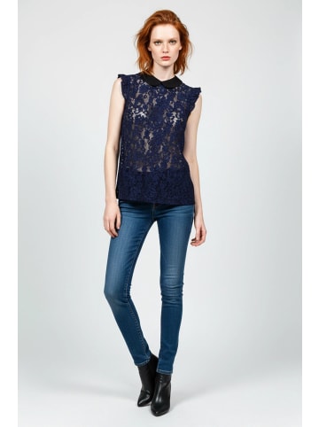 Alexa Dash Blouse in Dunkelblau