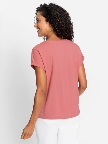 WITT WEIDEN Rundhals-Shirt in flamingo