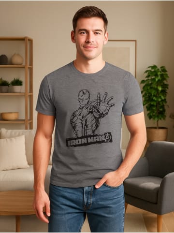 Marvel T-Shirt - Iron Man in grau