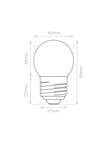 SPICELITE Garten Party Lichterkette Illu 5 warmweiße LED Kugellampen 5m grün