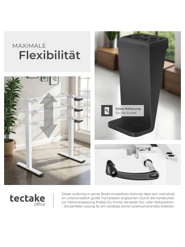 tectake Tischgestell mit Höhenverstellung