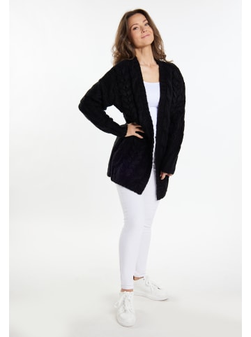 usha WHITE LABEL Cardigan in Schwarz