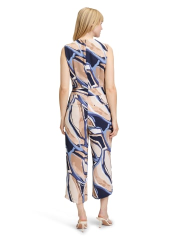 BETTY & CO Jumpsuit ohne Arm in Nature/Blue