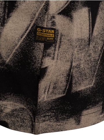 G-Star Raw T-Shirt in schwarz beige