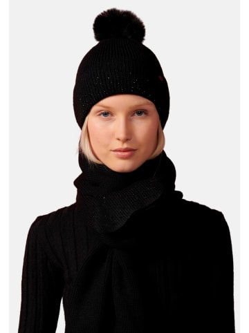 KOROSHI Strickschal in BLACK