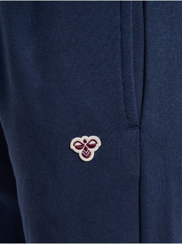 Hummel Jogginghose mit elastischem Bund und Logo in Blau