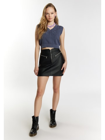 myMo ROCKS Damen Strickpullunder in Marine