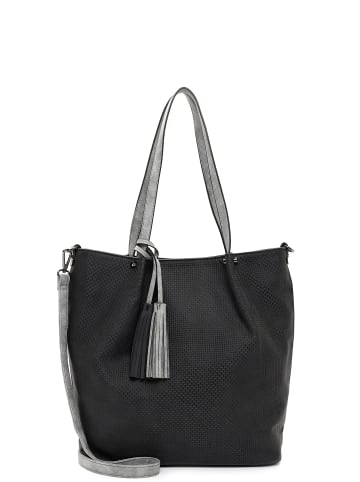 EMILY & NOAH Shopper Bag in Bag Surprise in black grey