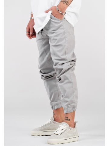 SOUL STAR Chino-Jogger - MPNOWRA Jogger-Hose Jeanshose Stoffhose in Hellgrau