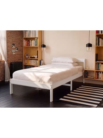 Beliani Kinderbett MADONE in Weiß - (W) 95 x (H) 65 x (L) 205 cm